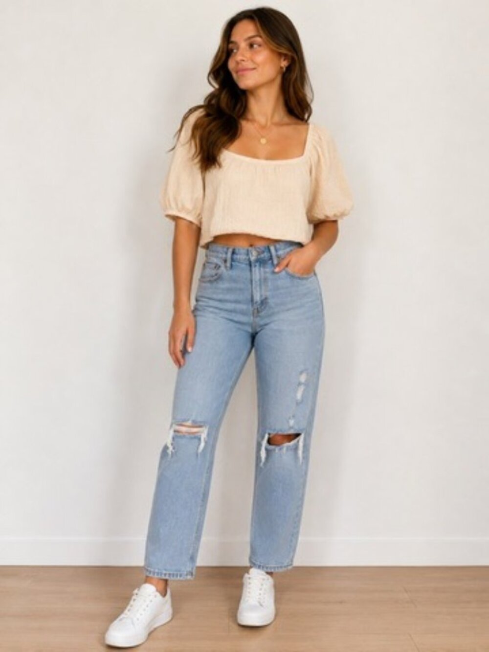 $110 Abercrombie & Fitch Curve Love Ultra High Rise Ankle Straight Jeans Size 28